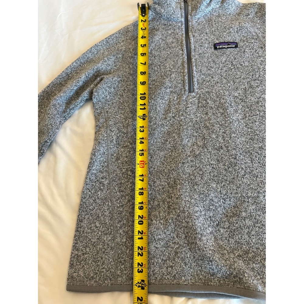 Patagonia Better Sweater 1/4 Zip Fleece Pullover Grey Heather Womens XS - Picture 5 of 9